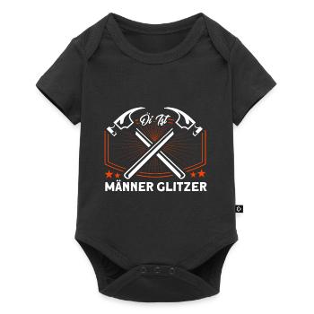 Dachdecker Geselle Dachdecker Dachdeckermeister - Baby Premium Kurzarmbody - Schwarz - Vorne