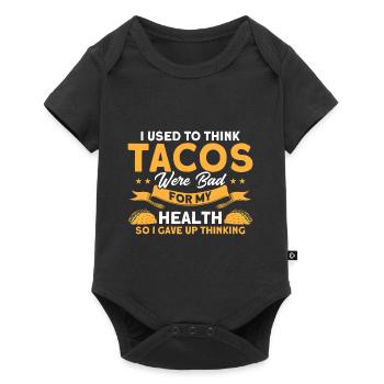 Taco Tacos Mexicain Fast Food Cadeau - Body à manches courtes Premium Bébé - noir - Devant