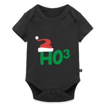 Ho Ho Ho Santa Claus, Christmas, Xmas - Baby Premium short-sleeve bodysuit - black - Front