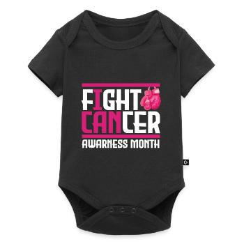 Fight Cancer. awareness month. - Baby Premium short-sleeve bodysuit - black - Front