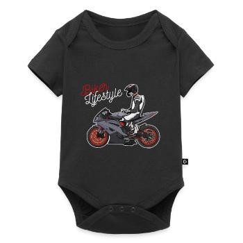 Moto Lifestyle / Moto / Moto motard - Body à manches courtes Premium Bébé - noir - Devant