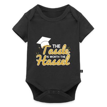The Tassle Is Worth The Hassel - Baby Premium short-sleeve bodysuit - black - Front