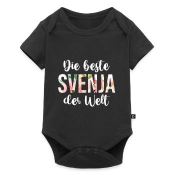 Svenja - Baby Premium Kurzarmbody - Schwarz - Vorne