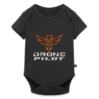 Drone Drones Drone Flight Drone Pilot - Body à manches courtes Premium Bébé - noir - Devant