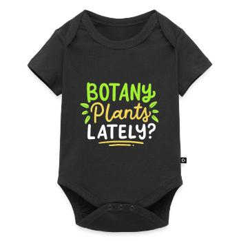 Botanik Pflanzen in letzter Zeit - Baby Premium Kurzarmbody - Schwarz - Vorne