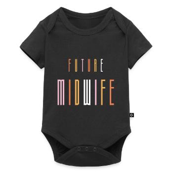 Future Midwife Nurse Nursing Student Grad Student - Baby Premium short-sleeve bodysuit - black - Front