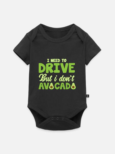 Vegan Veganismus - Baby Premium Kurzarmbody - Schwarz