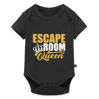 Women Challenge Mystery Escape Room Queen - Baby Premium short-sleeve bodysuit - black - Front