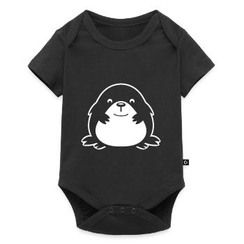 Humour mignonne petite taupe - Body à manches courtes Premium Bébé - noir - Devant