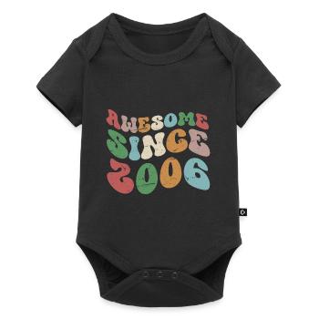 2006 Year of birth 18th birthday - Baby Premium short-sleeve bodysuit - black - Front