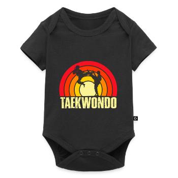Taekwondo - Body à manches courtes Premium Bébé - noir - Devant