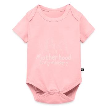 La maternité est mon ministère - Body à manches courtes Premium Bébé - rose - Devant