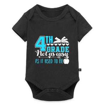 4th Grade Teacher Not As Easy As It Used To Be - Baby Premium short-sleeve bodysuit - black - Front