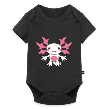 axolotl - Body à manches courtes Premium Bébé - noir - Devant