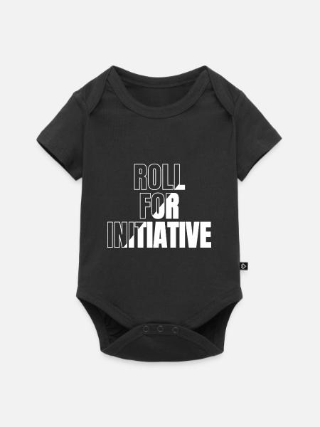 Cube à l’initiative - Body à manches courtes Premium Bébé - noir