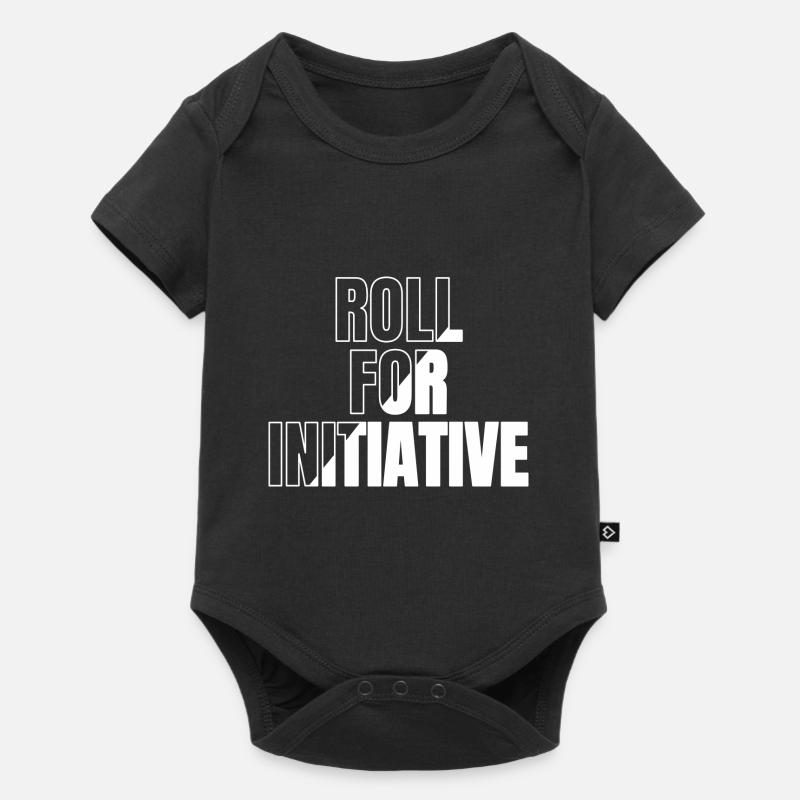 Cube à l’initiative - Body à manches courtes Premium Bébé - noir