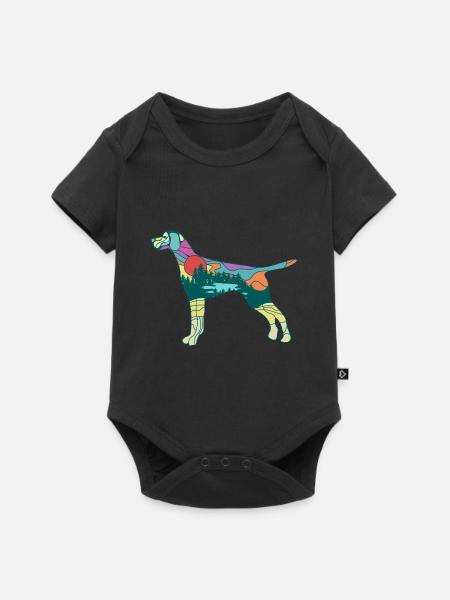 Deutsch Kurzhaar Zeiger Liebe Schöne Natur - Baby Premium Kurzarmbody - Schwarz