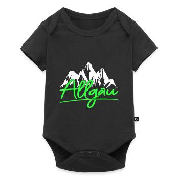Montagnes de l’Allgäu Randonnée Escalade - Body à manches courtes Premium Bébé - noir - Devant