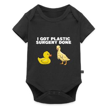 I Got Plastic Surgery Done Bath Duckie Duckling - Baby Premium short-sleeve bodysuit - black - Front