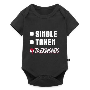 TKD Korean Martial Arts Tae Kwon - Baby Premium Kurzarmbody - Schwarz - Vorne