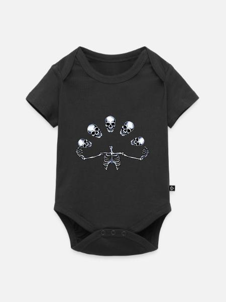 Jonglieren - Baby Premium Kurzarmbody - Schwarz