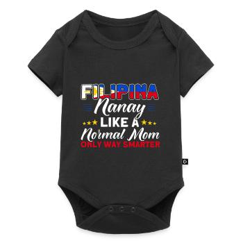 Philippines Drapeau philippin - Body à manches courtes Premium Bébé - noir - Devant