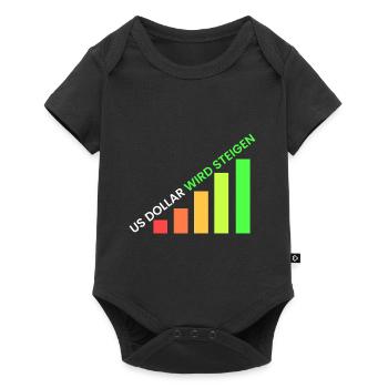 Le dollar américain va augmenter - Body à manches courtes Premium Bébé - noir - Devant