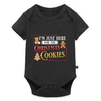 Christmas Cookies Biscuit Baking Christmas biscuits - Baby Premium short-sleeve bodysuit - black - Front