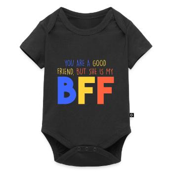 mais c’est ma meilleure amie - Body à manches courtes Premium Bébé - noir - Devant
