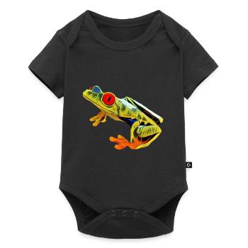 Red Eyed Tree Frog Exotic Pet Cute - Baby Premium short-sleeve bodysuit - black - Front
