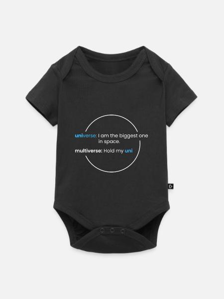 Multiversum > Universum - Baby Premium Kurzarmbody - Schwarz