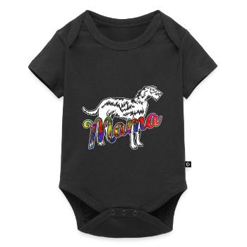 Irish Wolfhound Irish Wolfhound Mama - Baby Premium short-sleeve bodysuit - black - Front