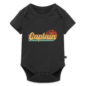 Capitaine Cadeau - Body à manches courtes Premium Bébé - noir - Devant