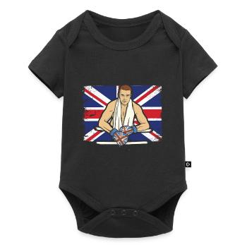 Boxe Royaume-Uni - Body à manches courtes Premium Bébé - noir - Devant