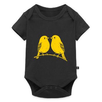 Canaris - Body à manches courtes Premium Bébé - noir - Devant