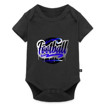 Football - Baby Premium short-sleeve bodysuit - black - Front
