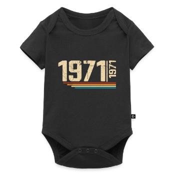 Millésime Anniversaire 1971 Fête Anniversaire 1971 - Body à manches courtes Premium Bébé - noir - Devant