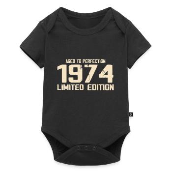 1974 Edition limitée 1974 Anniversaire 1974 Rétro - Body à manches courtes Premium Bébé - noir - Devant