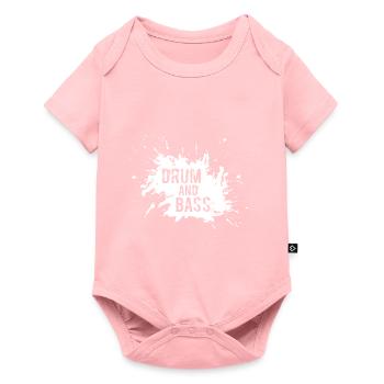 Drum and Bass - Body à manches courtes Premium Bébé - rose - Devant