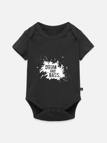Drum and Bass - Baby Premium Kurzarmbody - Schwarz