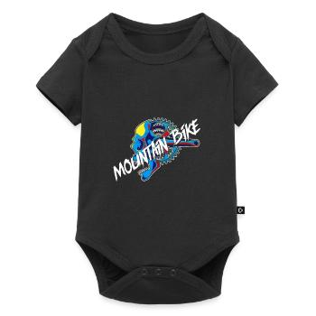 Maillot de pédalage VTT - Body à manches courtes Premium Bébé - noir - Devant