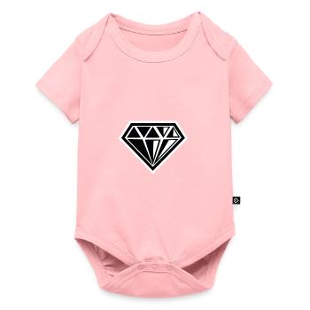Diamant diamant - Body à manches courtes Premium Bébé - rose - Devant