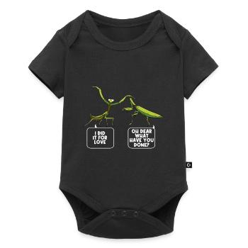 Insects Mantises Bug Funny Praying Mantis - Baby Premium short-sleeve bodysuit - black - Front