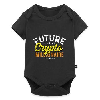 Crypto Millionaire. Cryptocurrencial expert. Poison - Baby Premium short-sleeve bodysuit - black - Front