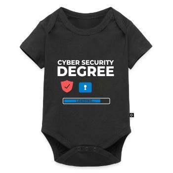 Cyber Security Information Computer Sicherheit - Baby Premium short-sleeve bodysuit - black - Front