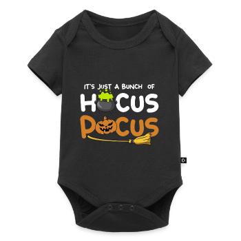 Just a bunch of hocus-pocus, Halloween pumpkin design - Baby Premium short-sleeve bodysuit - black - Front