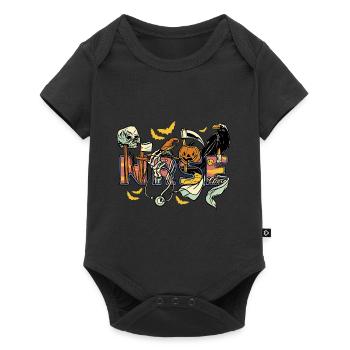 Nurse Halloween Costume - Baby Premium Kurzarmbody - Schwarz - Vorne