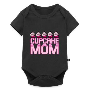 Cupcake Nut Baking - Baby Premium short-sleeve bodysuit - black - Front