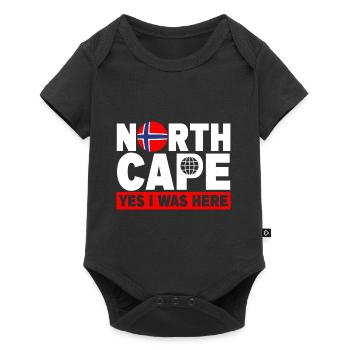 Nordkap/ North Cape team Conception aller-retour - Body à manches courtes Premium Bébé - noir - Devant