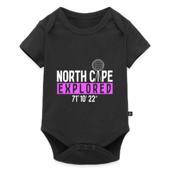 North Cape team tour design - Baby Premium short-sleeve bodysuit - black - Front
